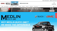 Desktop Screenshot of medlinbuickgmc.com